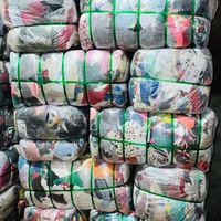 Usine prix de gros moins cher de haute qualité été femmes robe lourde t-shirt pantalon coloré mixte Ukay Bale vêtements