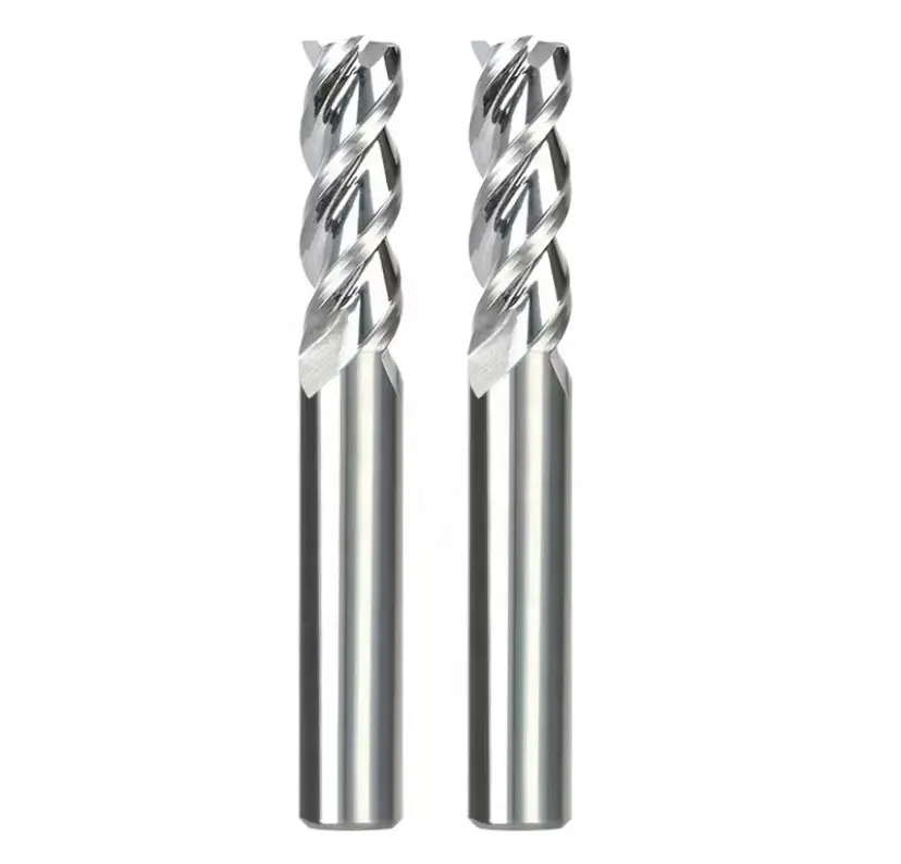 Xcj Carbide Einde Molen 2/3 Fluiten Aluminium Einde Molen Cutter Platte Carbide Frees Snijder Hrcd Fresas Cnc Gereedschap Einde Molens