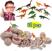 Kit d'excavation d'œufs de dinosaures, archéologie éducative, fouilles d'œufs de dinosaures, expériences scientifiques pour enfants