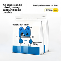 Litière pour chatons en tofu de manioc pur - Écologique, biodégradable, agglomération rapide, contrôle des odeurs, sans poussière, anti-adhésive, sans goût