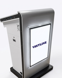 Interactive Android Digital Advertising Kiosk Wi-Fi Touch Screen Display Booth White Metal Cabinet for Retail Store Education - Product Image 3