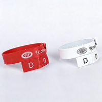 Bracelets d'identification en PVC/vinyle personnalisés imprimés avec languette détachable pour événements et hôtels