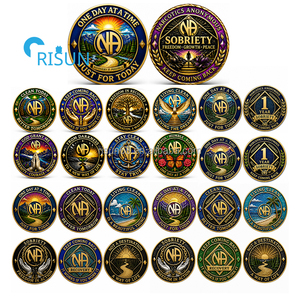 Moneda Conmemorativa Personalizada para la Recuperación de la Soberanía, AA, NA, Alcoólicos Anónimos, Narcóticos, Excesivos en la Consumo de Cocina, con Diseño de Fichas y Medallones - Product Image 3