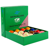 Ensemble de billes de billard personnalisées en résine phénolique haute densité résistantes aux chocs de 57,2 mm, billes de snooker pour le divertissement à domicile
