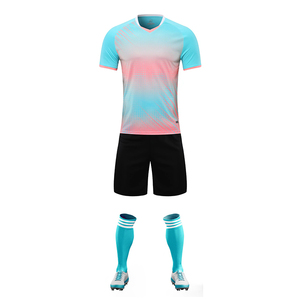 2023 Beste Kwaliteit Nieuwe Ontwerp Voetbal Kits Ademende Mesh Sportkleding Voor Mannen Voetbal Jersey Met Team Logo - Product Image 3