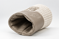 ASL GOLF PU Housse de club de golf légère, durable, entièrement brodée, portable, personnalisable avec motif imprimé intégral
