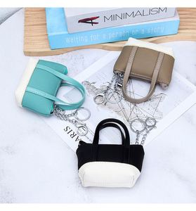 Lychee Texture <b>Mini</b> Handbag Coin Purse, Cute Leather Key Pouch for <b>Lipstick</b> & Keys - Product Image 3