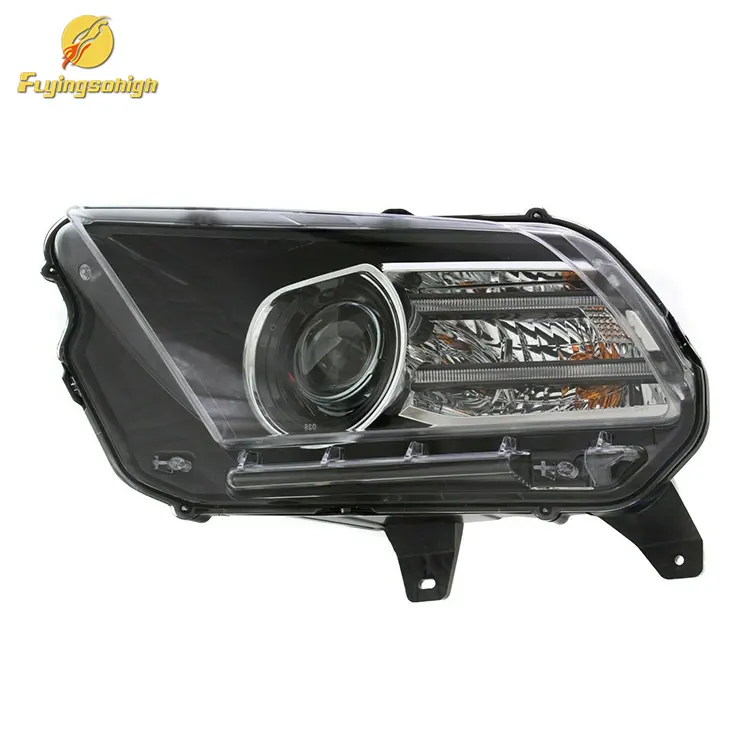 HID Xenon Headlamp others car light accessories Headlight For Ford Mustang 2013 2014 Black housing Head Light DR3Z13008D