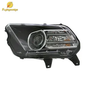 Xenon Headlamp others car light accessories Headlight For Ford Mustang 2013 2014 Black housing Head Light FO2518113 DR3Z13008D