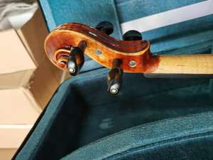 Violon traditionnel Sinomusik fabriqué en Chine, appliqué à la main, rouge brun, avec vernis à l'alcool de couleur ambre pour violoniste professionnel - Product Image 5