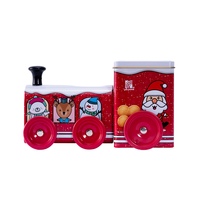 Vente en gros Voiture Mini Train Boîte en métal recyclable Boîte en métal Boîte en fer blanc en forme personnalisée