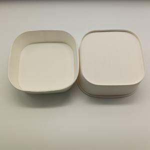 Tazón Rectangular Desechable de Papel para Ensaladas de 1000 ml con Tapas, Contenedor de Alimentos con Diseño Personalizado - Product Image 4