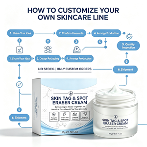 <strong>Skin</strong> <strong>Tag</strong> Spot Eraser <strong>Cream</strong> Centella Customized Formula Packaging Botanical Target Blemish <strong>Remove</strong> Smoothing Facial <strong>Cream</strong> for All - Product Image 2