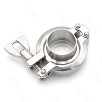 SUS304 acier inoxydable sanitaire pharmaceutique Triclamp tuyau trou d'homme vue verre mandrin pince Type lisse coulée Observation