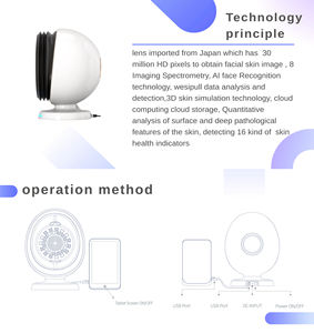 # Informe enviado al correo electrónico #8 Light Spectrum 3D Magic Mirror Skin Analyzer Machine - Product Image 2