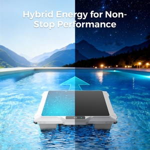 Skimmer Robotico Automatico per Piscina ad Energia Solare con Pulizia Continua, Risparmio Energetico, 30 Ore di Autonomia - Product Image 2