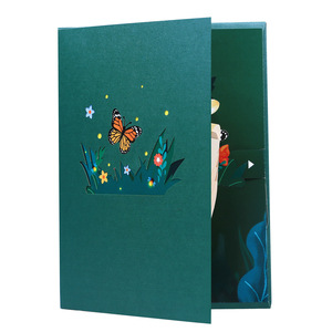 Yüksek kalite <span class=keywords><strong>3D</strong></span> dünya şişe tebrik kartı DIY zanaat yaratıcı kağıt sanat proje hediye kutusu çocuklar için UV baskılı festivali temalı - Product Image 2