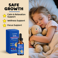 Ausreson OEM Marque Privée Supplément Liquide de Glycinate de Magnésium pour le Sommeil 1000mg Gouttes de Glycinate de Magnésium pour Enfants