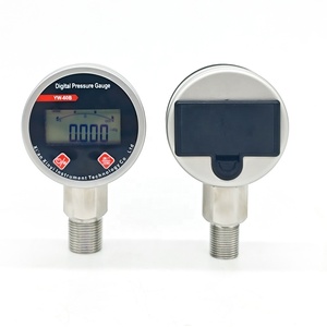 Jauge numérique en acier inoxydable alimentée par batterie, précision de 0,2 %, affichage LCD à cinq chiffres, instruments de mesure de haute précision - Product Image 2