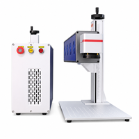 Machine de marquage laser à fibre de type divisé Shandong Chenmai, source Raycus CNC, haute précision pour le marquage du métal et de la pierre
