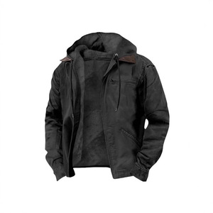 Nuova Giacca Bomber da Uomo 2026 Stile Europeo e Americano, Streetwear Casual Retrò con Cappuccio e Cerniera, Versatile e di Tendenza per Giovani - Product Image 6