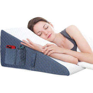 Cojín Grande para Respaldo, Almohada de Soporte Lumbar, Almohada de Cuña para Cama, Funda Extraíble y Lavable, Almohada de Cuña Inclinada para Mejorar el Sueño - Product Image 1