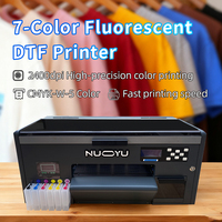 Impresora DTF A3 Nuoyu en Oferta, con Cabezal Único, 7 Colores, Máquina de Nivel Básico para Personalización de Camisetas