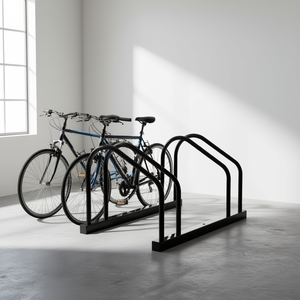 Support de rangement pour 2 vélos en acier, pour roues de 22 à 28 pouces, largeur maximale des pneus, utilisation intérieure/extérieure - Product Image 2