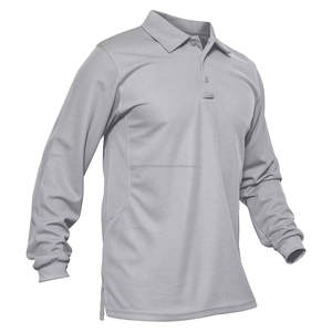 Polo Transpirable de Manga Larga para Golf, Camiseta con Cuello y Manga Larga de Color Sólido, Camisa de Secado Rápido Informal para Hombre para Actividades al Aire Libre - Product Image 6