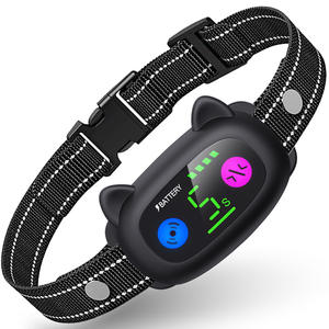 Collier anti-aboiement Smartpet pour chien, double vibration, rechargeable, étanche, écran couleur, dispositif d'entraînement - Product Image 1