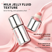 Rubor Líquido Impermeable de 6 Colores con Bajo MOQ, Etiqueta Privada, Tinte Mate Hidratante para Mejillas, Rubor Facial, Maquillaje Vegano, Rubor en Crema Personalizado