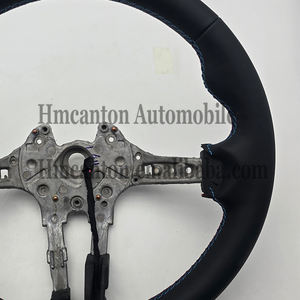 Самая популярная гладкая кожа <span class=keywords><strong>M</strong></span> Performance Автомобильное рулевое колесо для BMW F10 F30 F90 F01 F02 F12 F13 Автомобильное рулевое колесо - Product Image 6