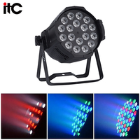 Iluminación de Escenario DMX512 IP20 RGBWAP, Foco Par 18*10W 6en1 Big Dipper con Temperatura de Color 3200K-7200K y Ángulo de Haz de 25°