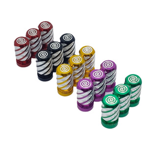 <span class=keywords><strong>Bouchon</strong></span> de <span class=keywords><strong>valve</strong></span> fantaisie universel en alliage d'aluminium anodisé pour voiture moto - Product Image 3