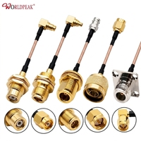 Câble coaxial RF personnalisé WODF SMA BNC TNC UHF N Type pour antenne Wifi, rallonge de câble de liaison RG174 RG316 RG58 RG400