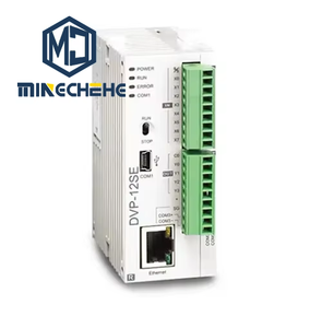 PLC โปรแกรมเมเบิล ลอจิก คอนโทรลเลอร์ รุ่น DVP26SE11T พร้อมพอร์ต I/O 26 พอร์ต และพอร์ต RS-485 สำหรับการควบคุมอุตสาหกรรม-ราคาใหม่ต่ำกว่าเดิม - Product Image 1