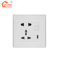 Prise multiple universelle multifonction 220V 8 broches 13A avec interrupteur, vente chaude pour le Bangladesh