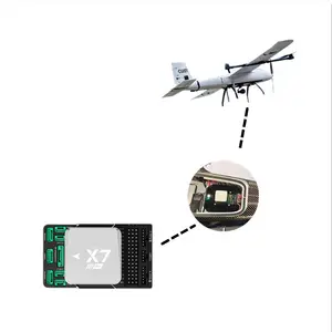 Бесплатная доставка CUAV X7 + Pro беспилотный автопилот h7, контроль полета, дорогая плата контроллера полета