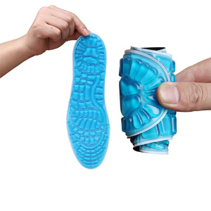 Semelles de massage en gel absorbant les chocs en silicone pour le sport Semelles de <span class=keywords><strong>pied</strong></span> de haute qualité antistatiques Semelles de chaussures souples et confortables - Product Image 2