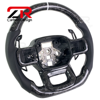 Volant en fibre de carbone forgé avec palettes de changement de vitesse magnétiques pour Ford Raptor F150 XLT STX Shelby XL 2018-2024