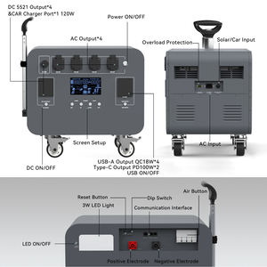 Groupe électrogène solaire 3000W 5000W, générateur d'énergie solaire, batterie externe, chargeur solaire, alimentation solaire, générateur solaire portable - Product Image 4
