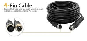 Cable de 4 pines de cámara de marcha atrás de extensión impermeable fuerte y duradera - Product Image 4