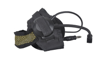 Headset Plastik Over-ear WADSN Tactical Communication Walkie Talkie dengan Plug 7.0mm (PTT Diperlukan) untuk Pelatihan Luar Ruangan WZ028