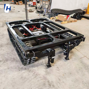 โครงยางไฟฟ้ารางเหล็กขนาดเล็กช่วงล่างสำหรับรถขุดแท่นขุดเจาะขนาดเล็ก - Product Image 3