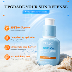 <span class=keywords><strong>Crème</strong></span> <span class=keywords><strong>solaire</strong></span> <span class=keywords><strong>visage</strong></span> au cuivre et aux peptides avec logo personnalisé, SPF50 PA++++, protection quotidienne UVA UVB, <span class=keywords><strong>crème</strong></span> <span class=keywords><strong>solaire</strong></span> pour le <span class=keywords><strong>visage</strong></span> GHK-CU - Product Image 3