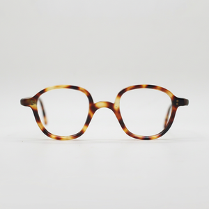 Montura de Gafas de Cuerno de Búfalo 100% Natural, Color Natural de Cuerno de Búfalo/Buey y Negro - Product Image 1