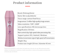 WiFi Scalp Detector Skin Detector Scalp Hair Follicle Hair Detector Test Instrument Scalp Skin Detailed Analysis Report