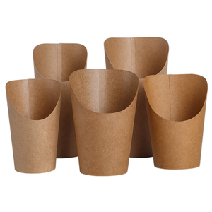 Wholesale Disposable French Fry Holder Take out Party Baking Supplies Waffle Paper Popcorn Boxes
