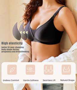 Usine vente sans fil FrontOpen étanche allaitement soutien-gorge d'allaitement confort Sexy maille sans couture Lingerie maternité allaitement soutien-gorge - Product Image 2