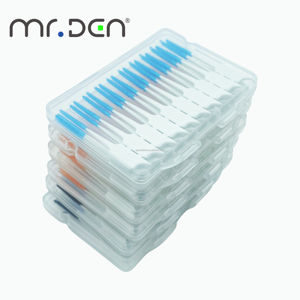Cepillo Interdental <span class=keywords><strong>Mr</strong></span>.Den Cepillo Interdental Push-Pull Cepillo Interdental Desechable Palillos de Silicona para Limpieza Bucal - Product Image 6